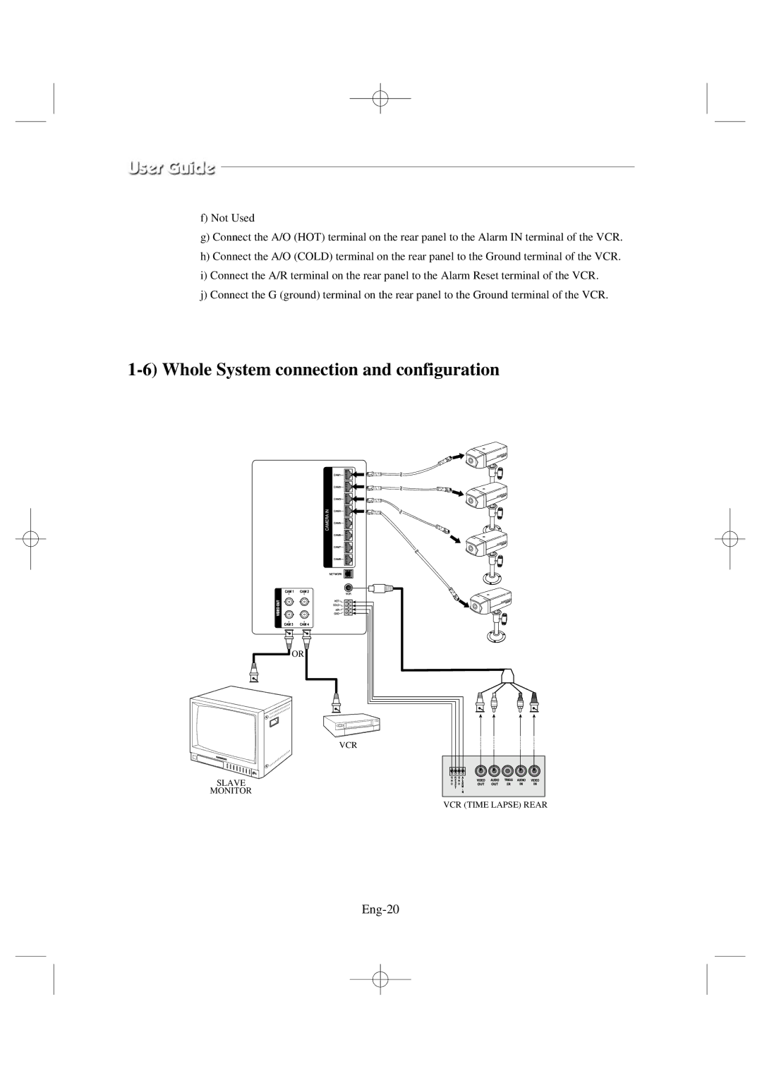 Samsung SSC17WEB manual Whole System connection and configuration, Eng-20 