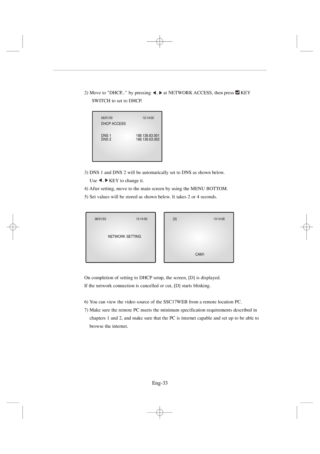 Samsung SSC17WEB manual Eng-33 