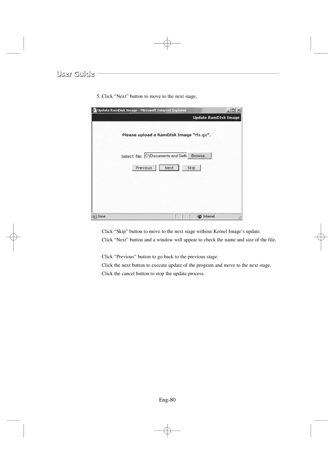 Samsung SSC17WEB manual Eng-80 