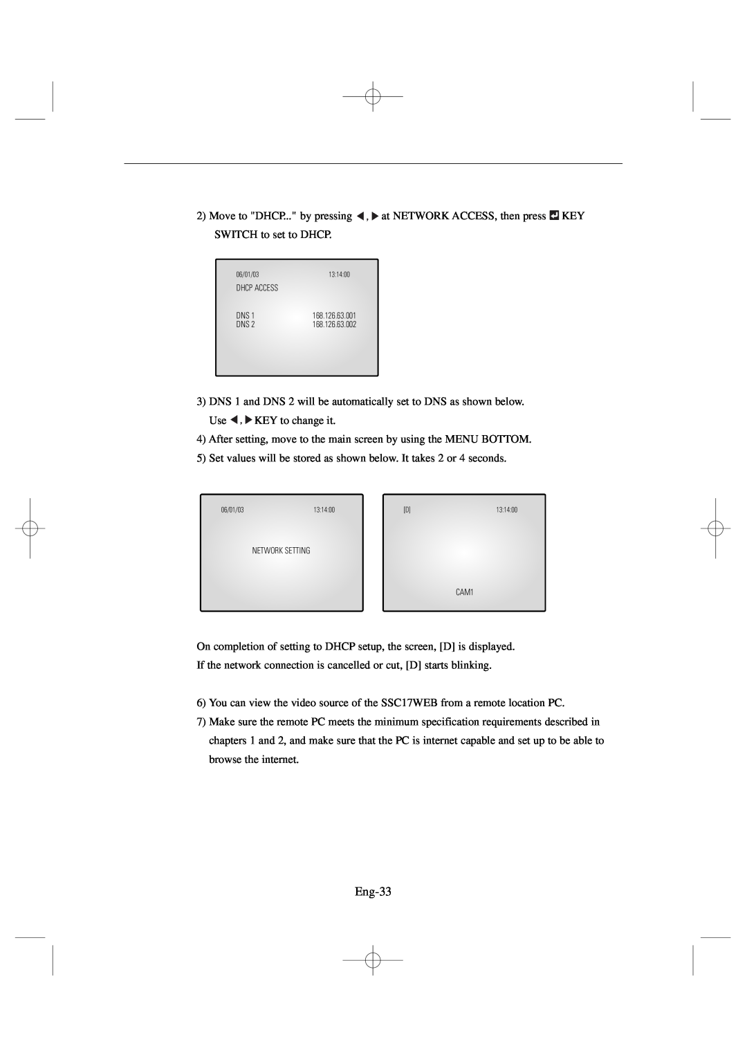 Samsung SSC17WEB manual Eng-33 