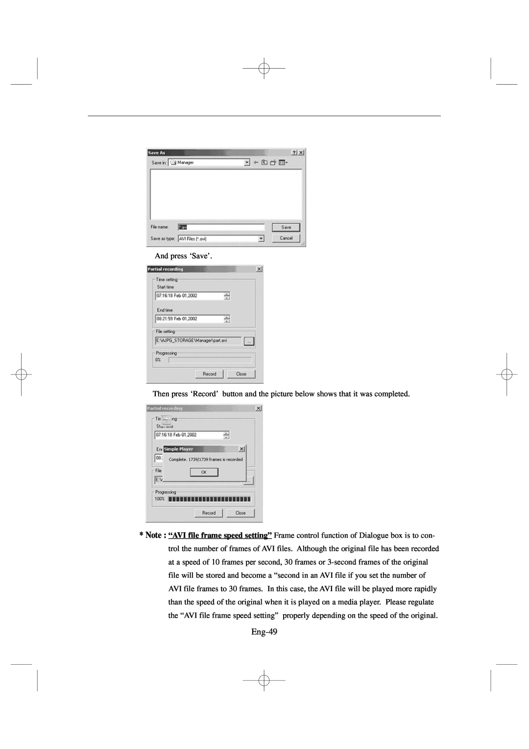 Samsung SSC17WEB manual Eng-49 