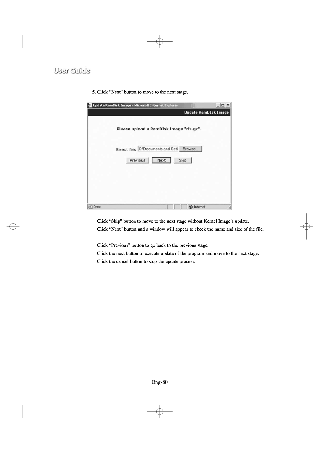 Samsung SSC17WEB manual Eng-80 