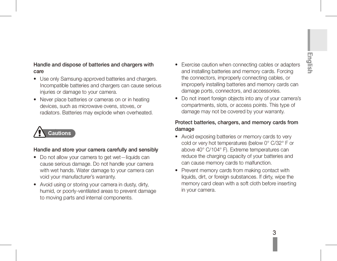 Samsung ST50 quick start manual English 