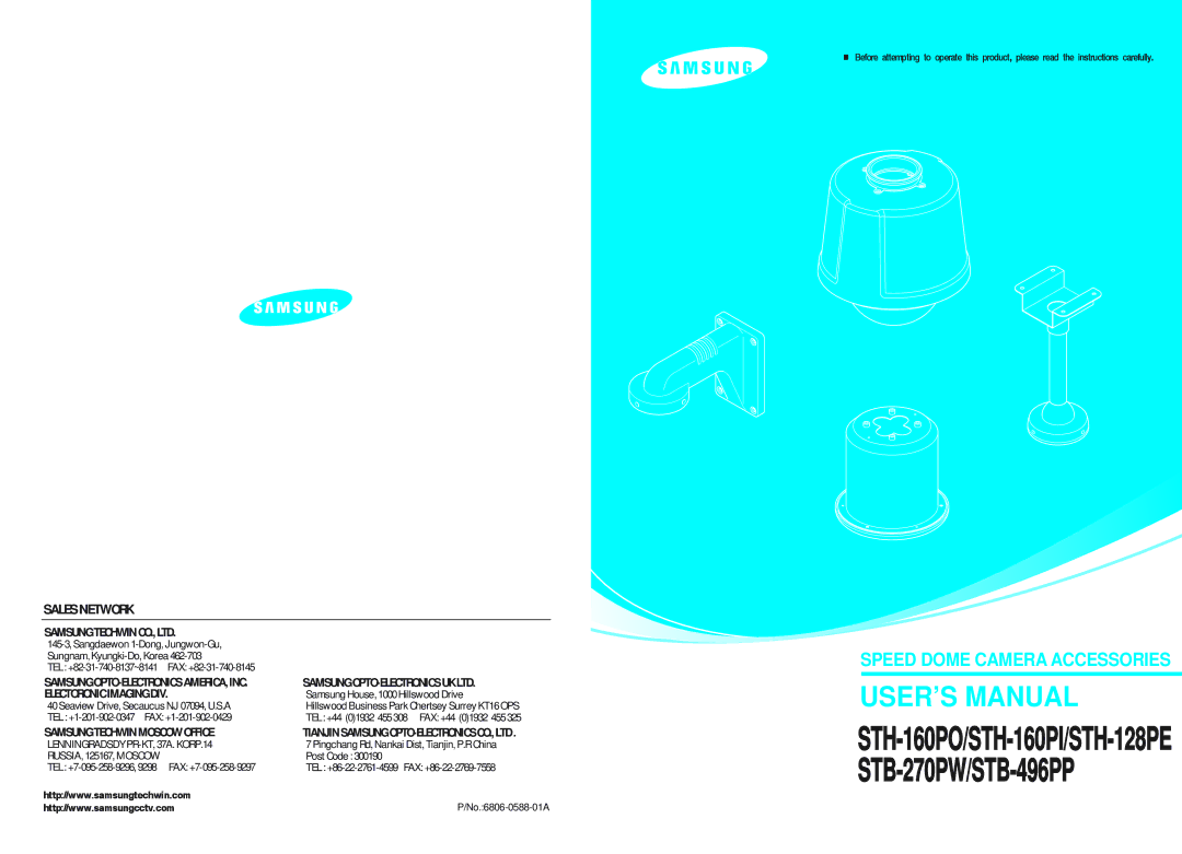 Samsung STH-160PI user manual USER’S Manual 