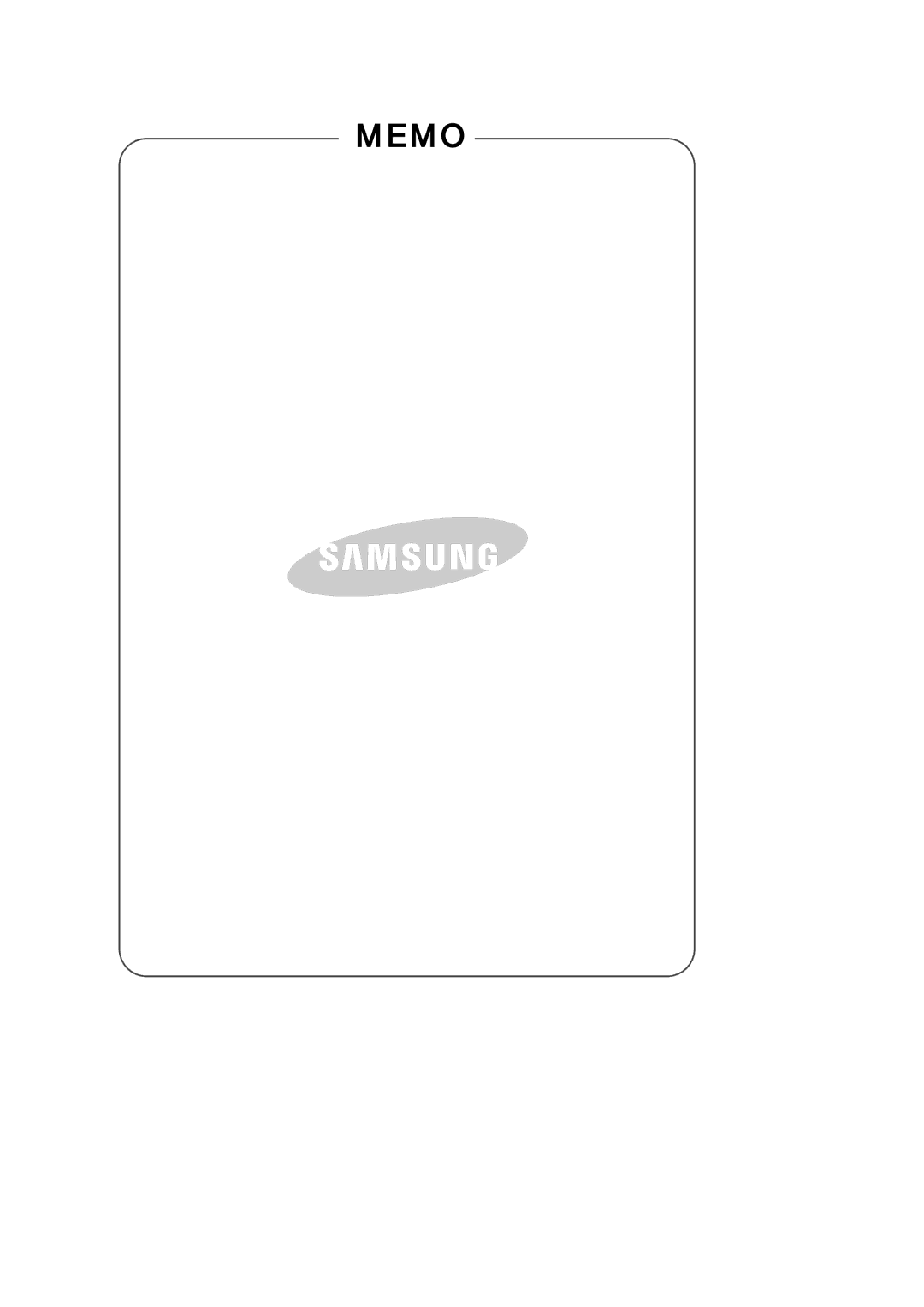 Samsung SU-2950 Series operating instructions M O 