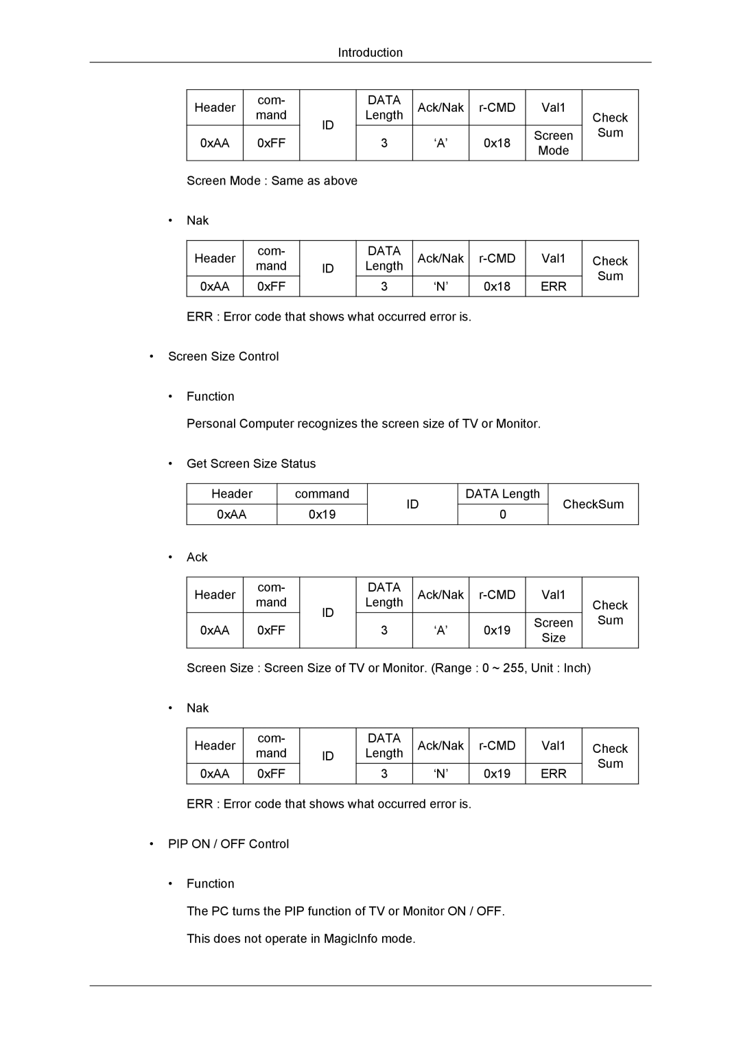 Samsung TC190-2/4, SUR40, 460DR-2, NP200A5BA03US user manual Introduction Header Com 