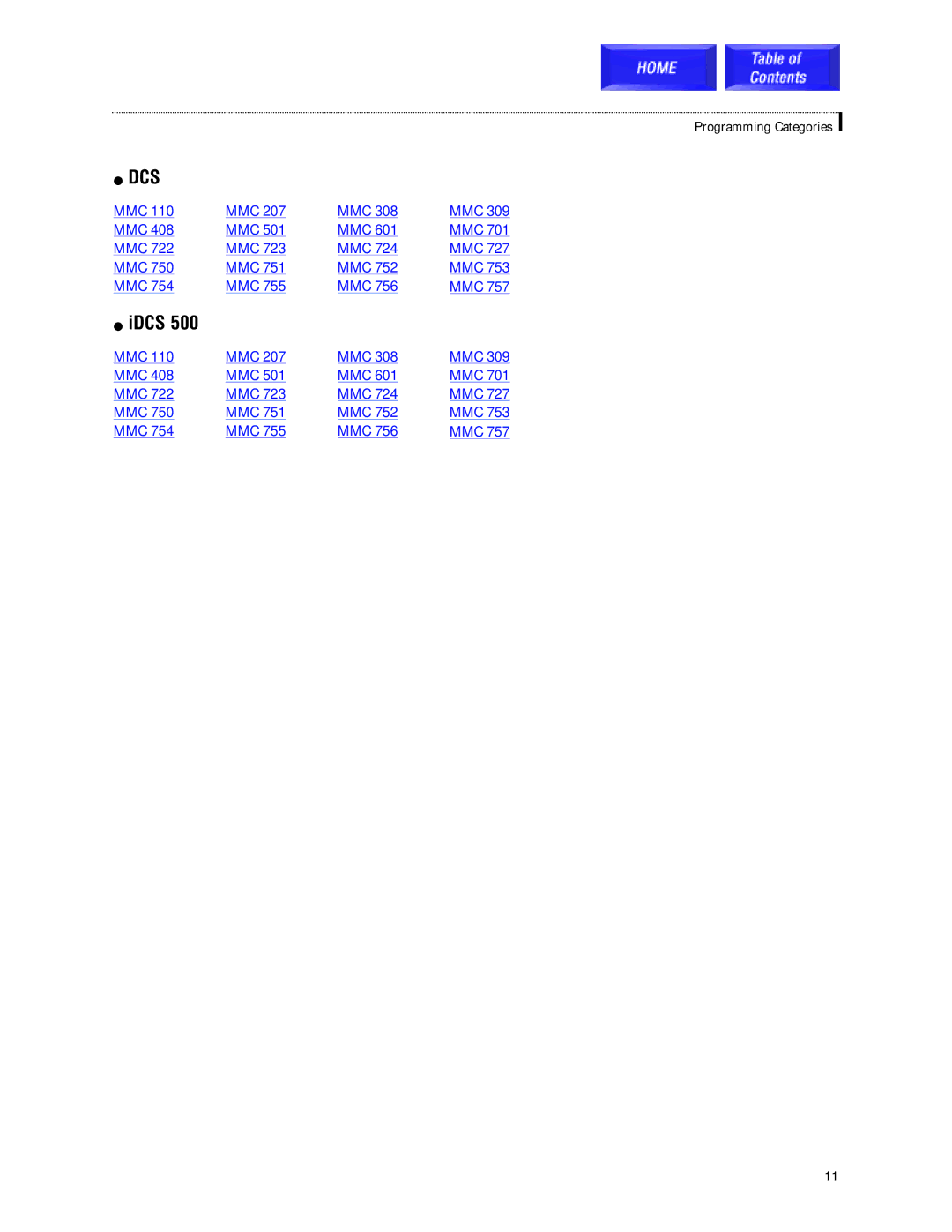 Samsung SVMi-8 technical manual Dcs, Idcs 