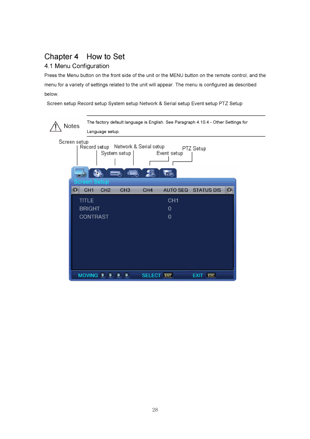 Samsung SVR-440 manual HowtoSet, 1MenuConfiguration 