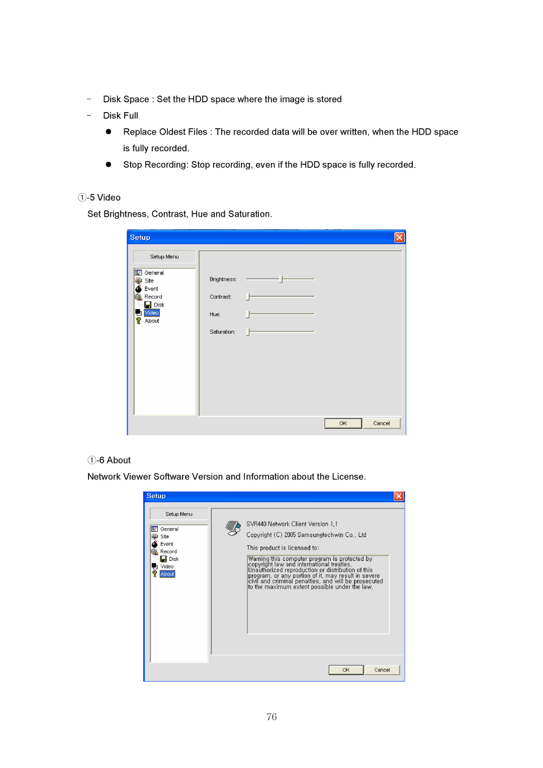 Samsung SVR-440 manual 