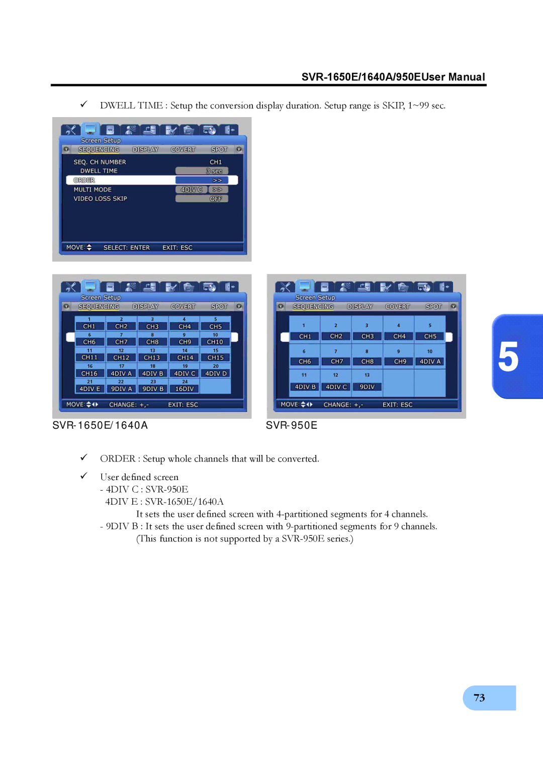 Samsung SVR-1640A user manual SVR-1650E/1640ASVR-950E 