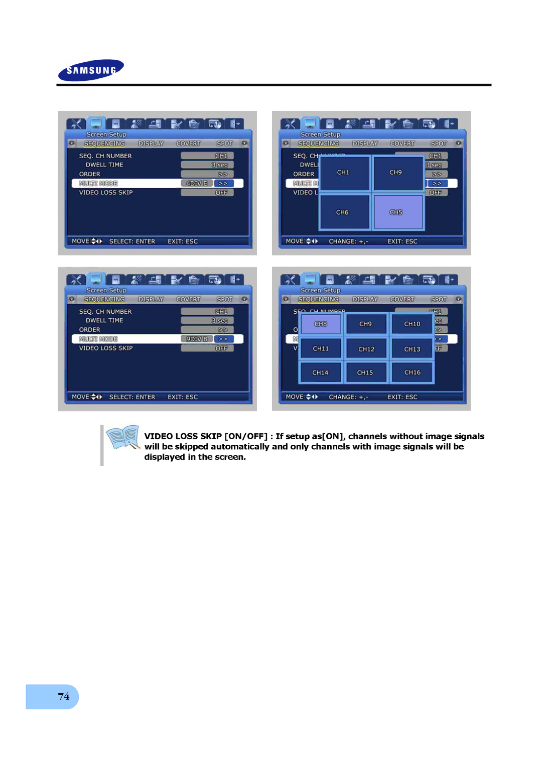 Samsung SVR-1650E, SVR-950E, SVR-1640A user manual 