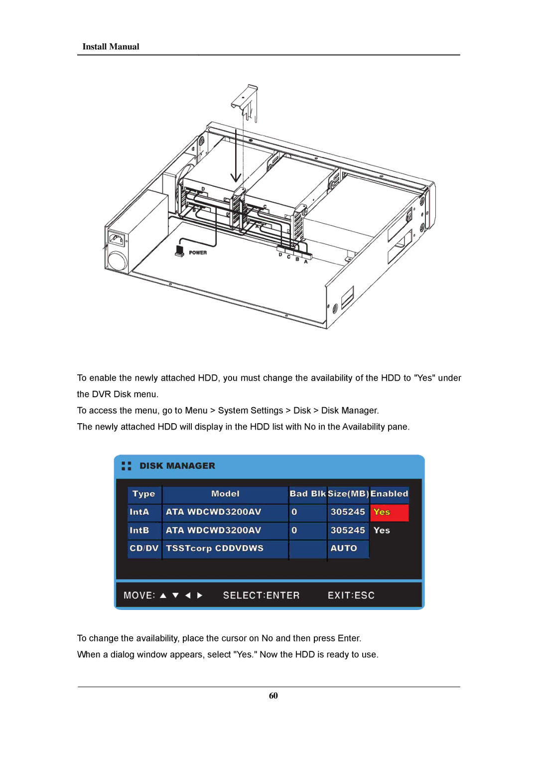 Samsung SVR-1660C, SVR-960C, SVR-945, SVR-480, SVR-3200, SVR-1680C, SVR-1645 install manual Install Manual 