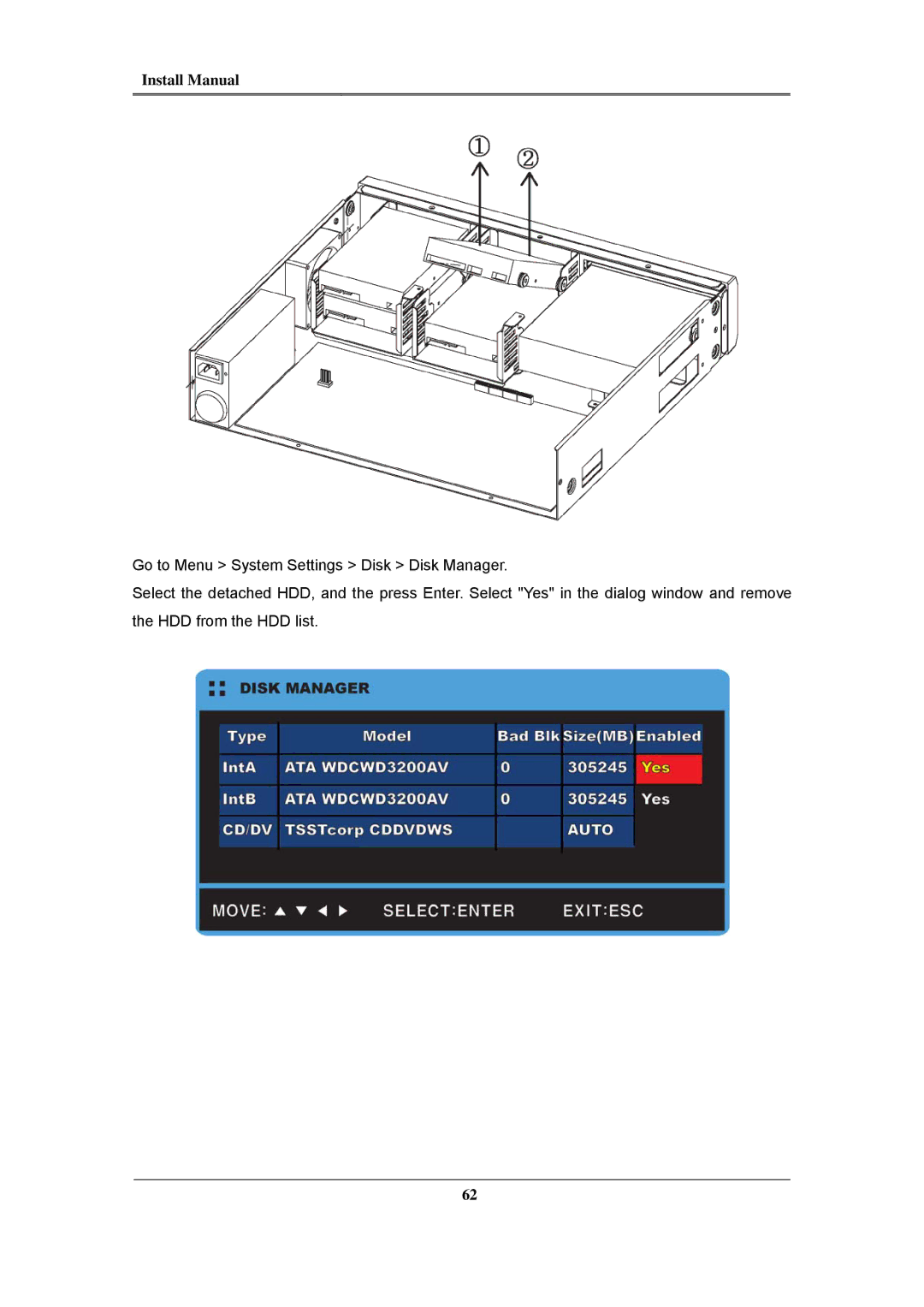 Samsung SVR-960C, SVR-945, SVR-480, SVR-3200, SVR-1680C, SVR-1660C, SVR-1645 install manual Install Manual 