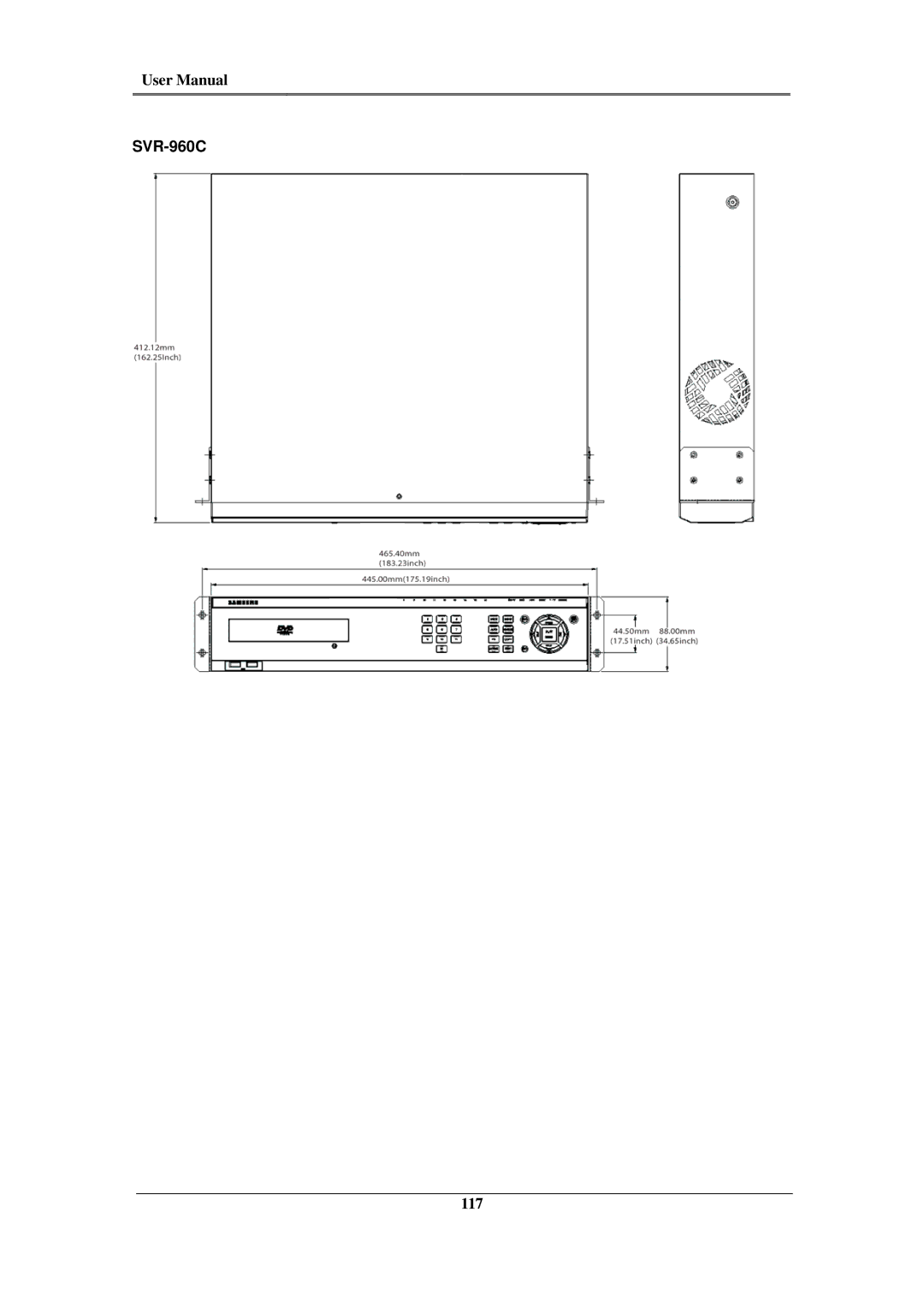 Samsung SVR-1645, SVR-945, SVR-480, SVR-3200, SVR-1680C, SVR-1660C user manual SVR-960C 