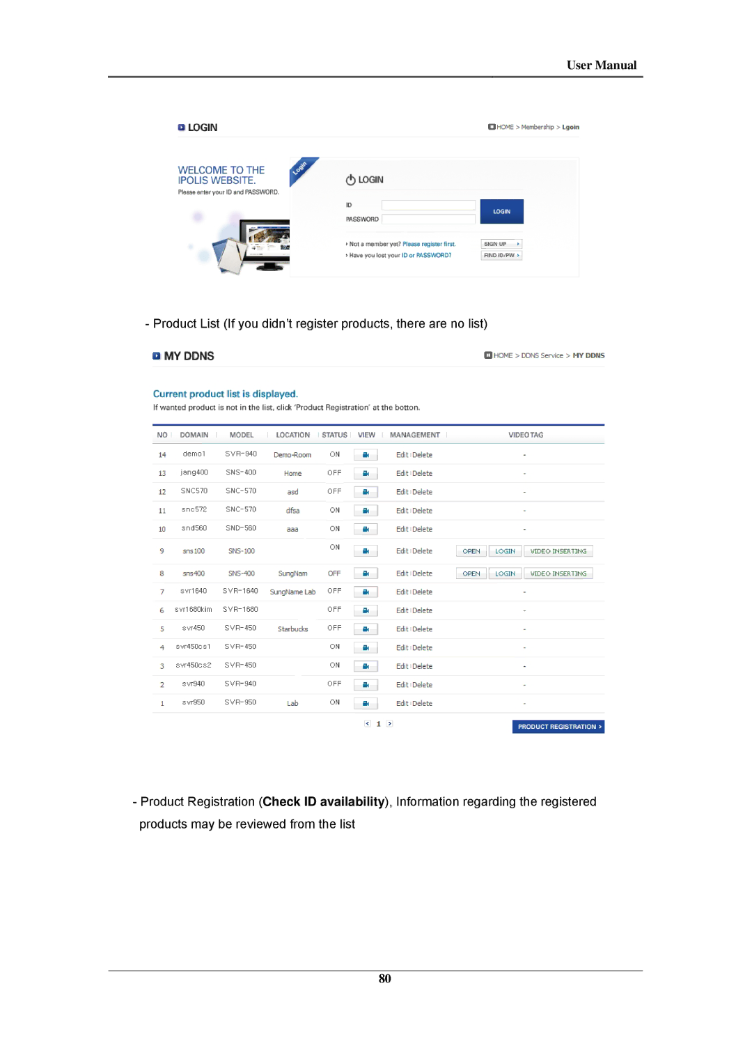 Samsung SVR-1680C, SVR-960C, SVR-945, SVR-480, SVR-3200, SVR-1660C, SVR-1645 user manual 