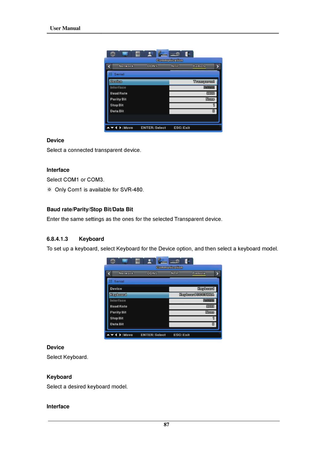 Samsung SVR-1680C, SVR-960C, SVR-945, SVR-480, SVR-3200, SVR-1660C, SVR-1645 user manual Keyboard 