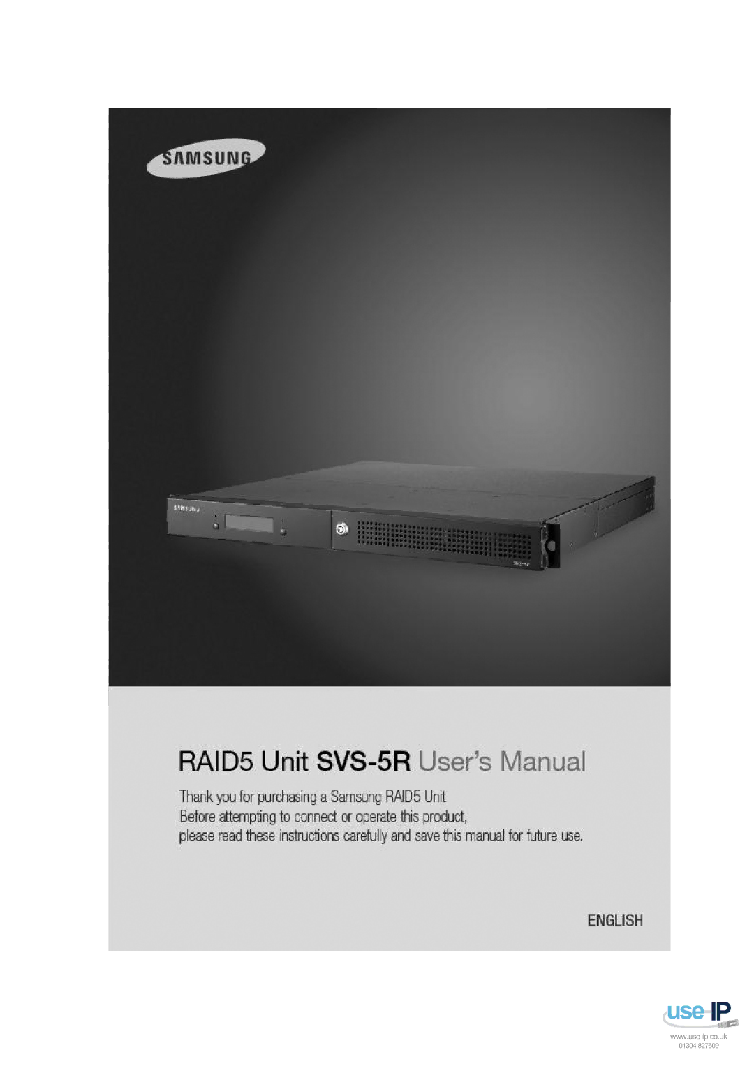 Samsung SVS-5R manual 