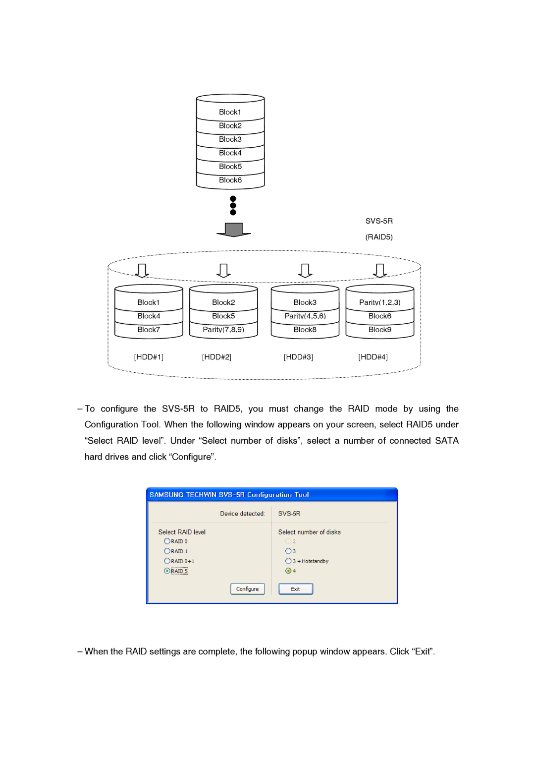 Samsung manual SVS-5R RAID5 