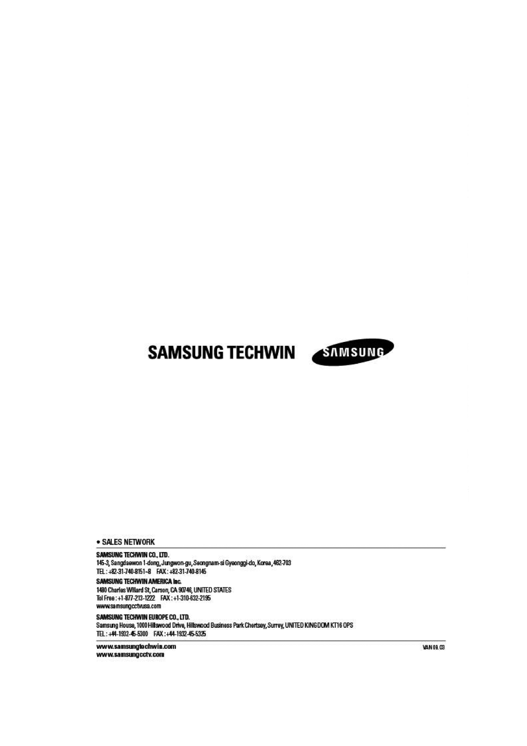 Samsung SVS-5R manual 