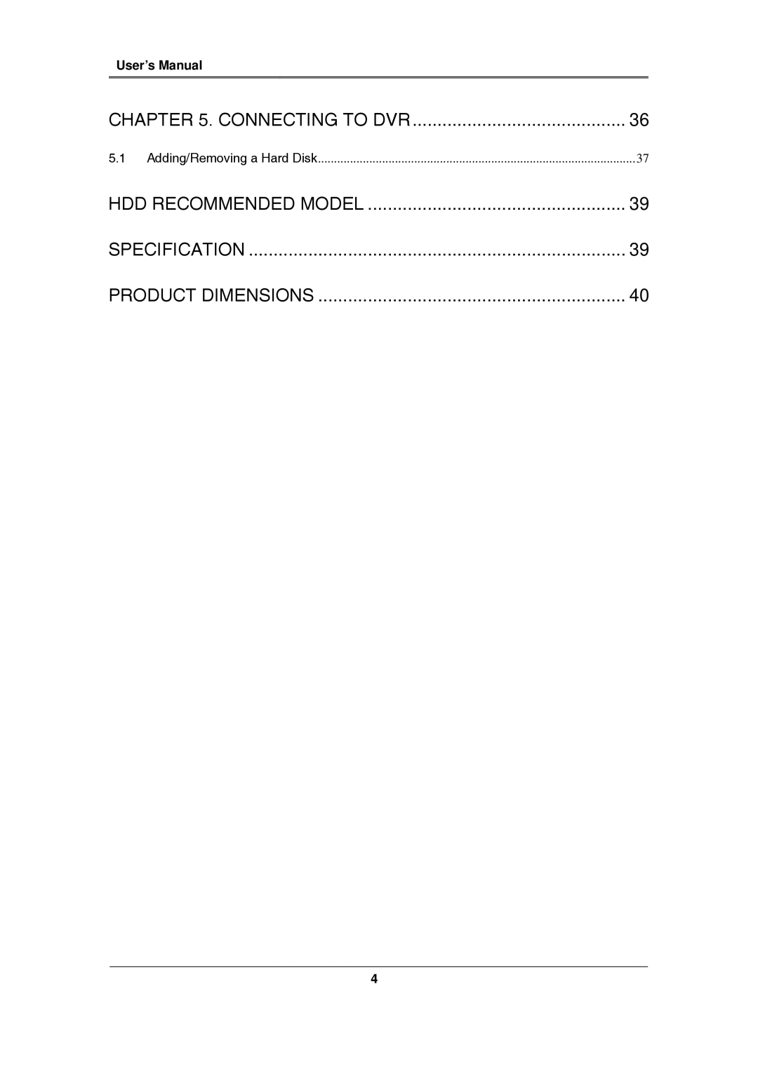 Samsung SVS-5R manual Connecting to DVR 