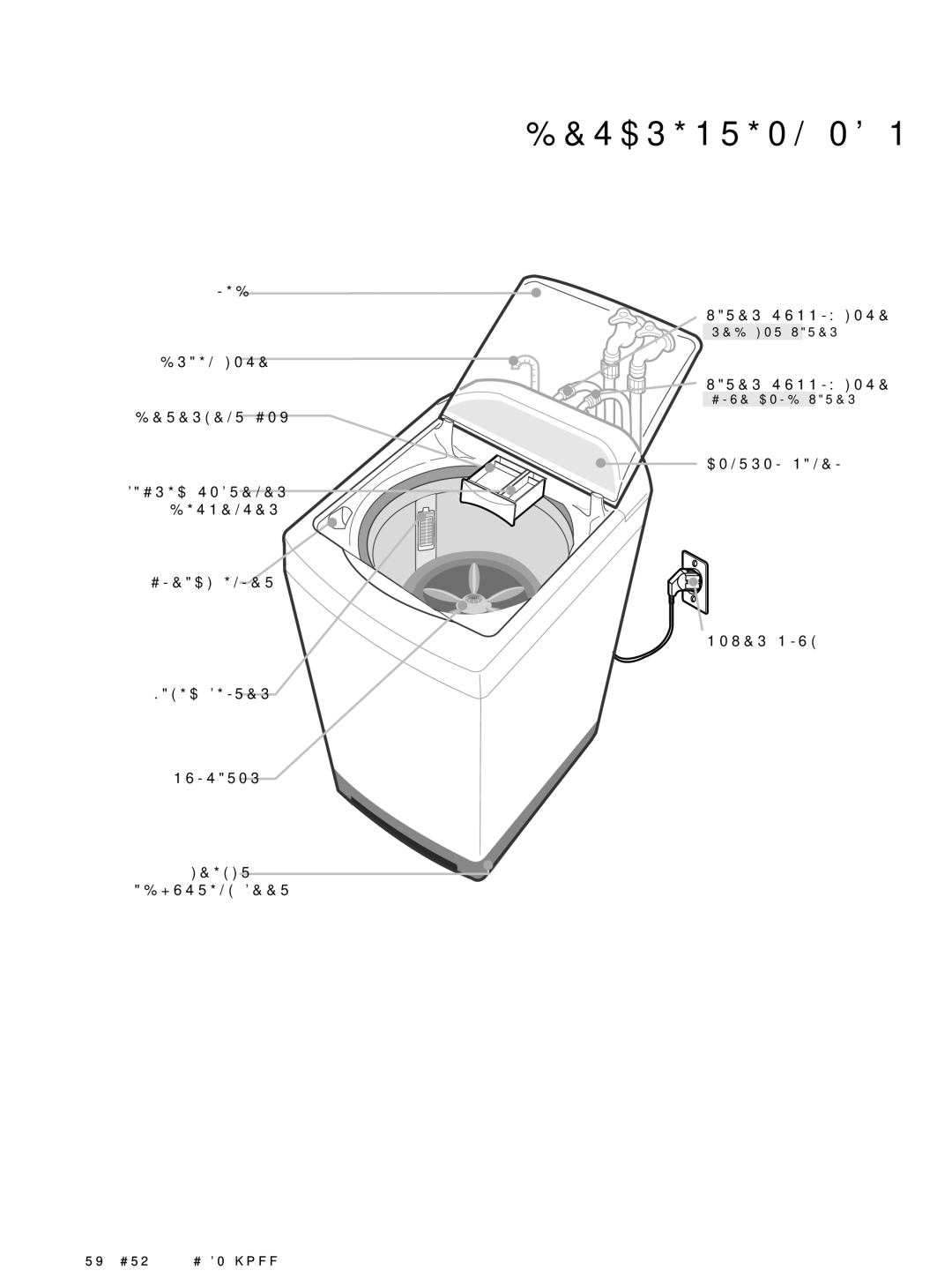 Samsung SW68ASP, SW57APP user manual Descriptionofparts 