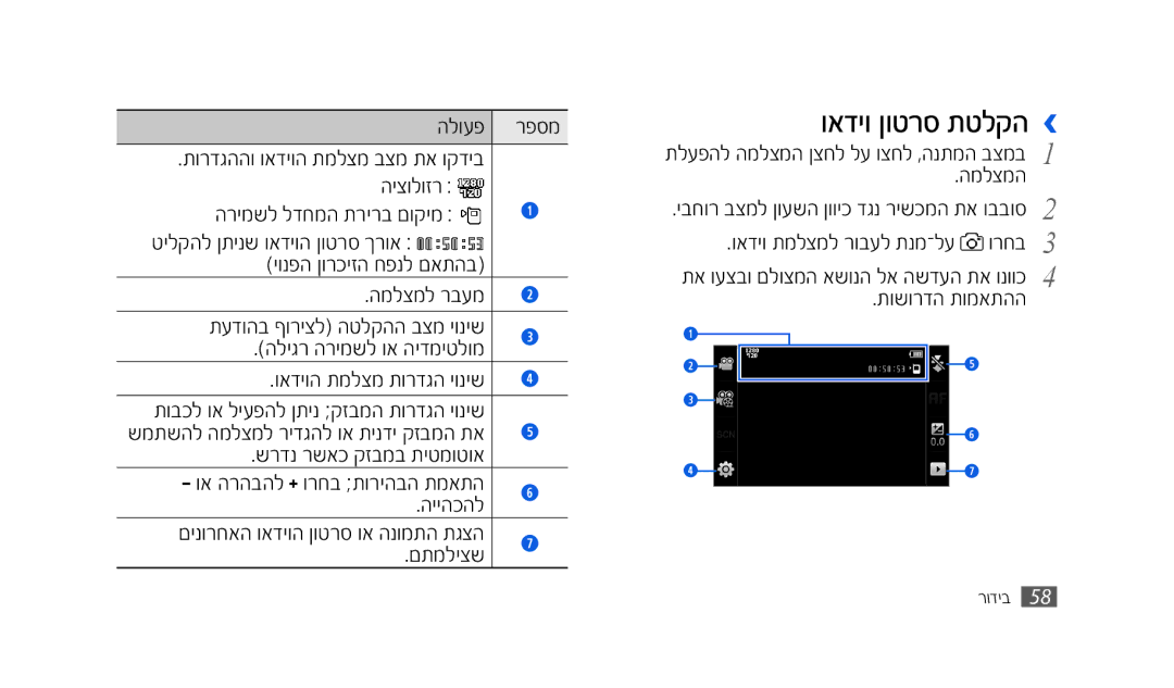 Samsung GT-S8500BAAPTR, SWG-S8500BACEL ואדיו ןוטרס תטלקה ›, שמלצמלמ דעמ, ךאבשךמתמלצמלמ ךדעלמתנמ־לעמ מך חד, תךיך בשמתךמאתשש 