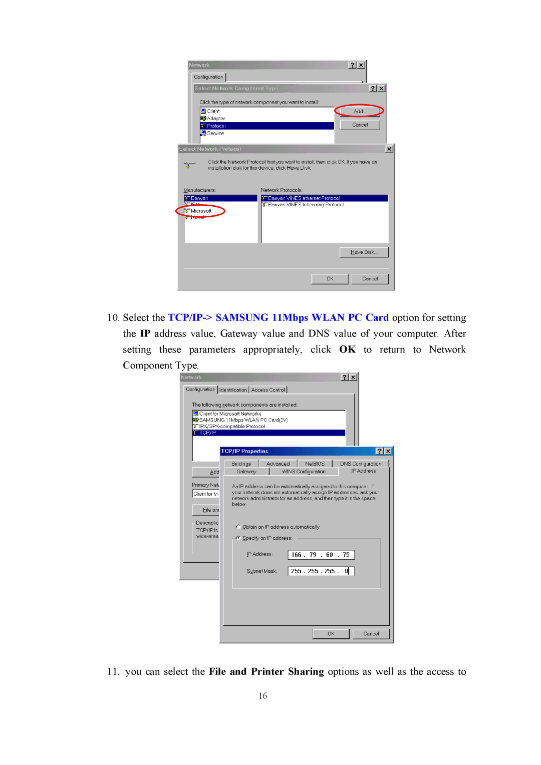 Samsung SWL-2100N user manual 