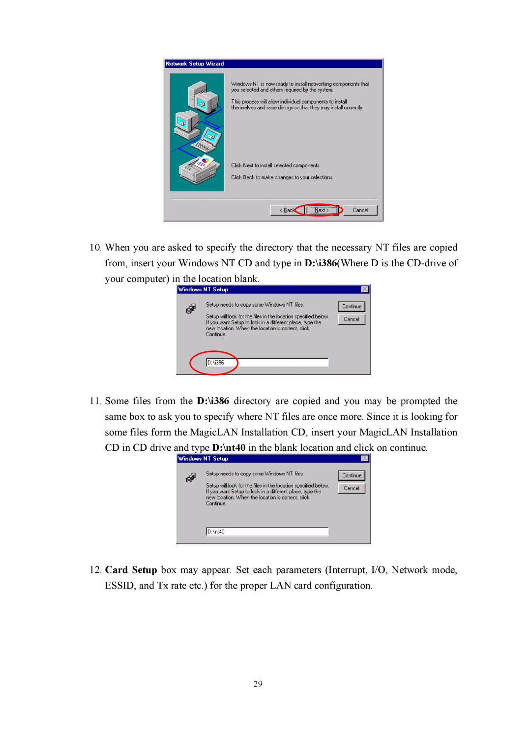 Samsung SWL-2100N user manual 