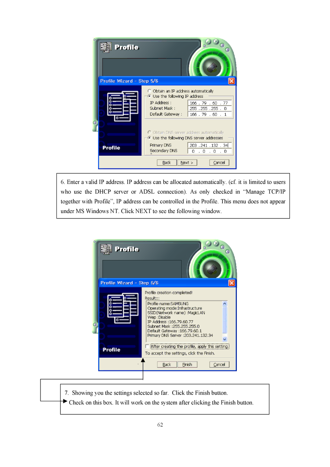 Samsung SWL-2100N user manual 