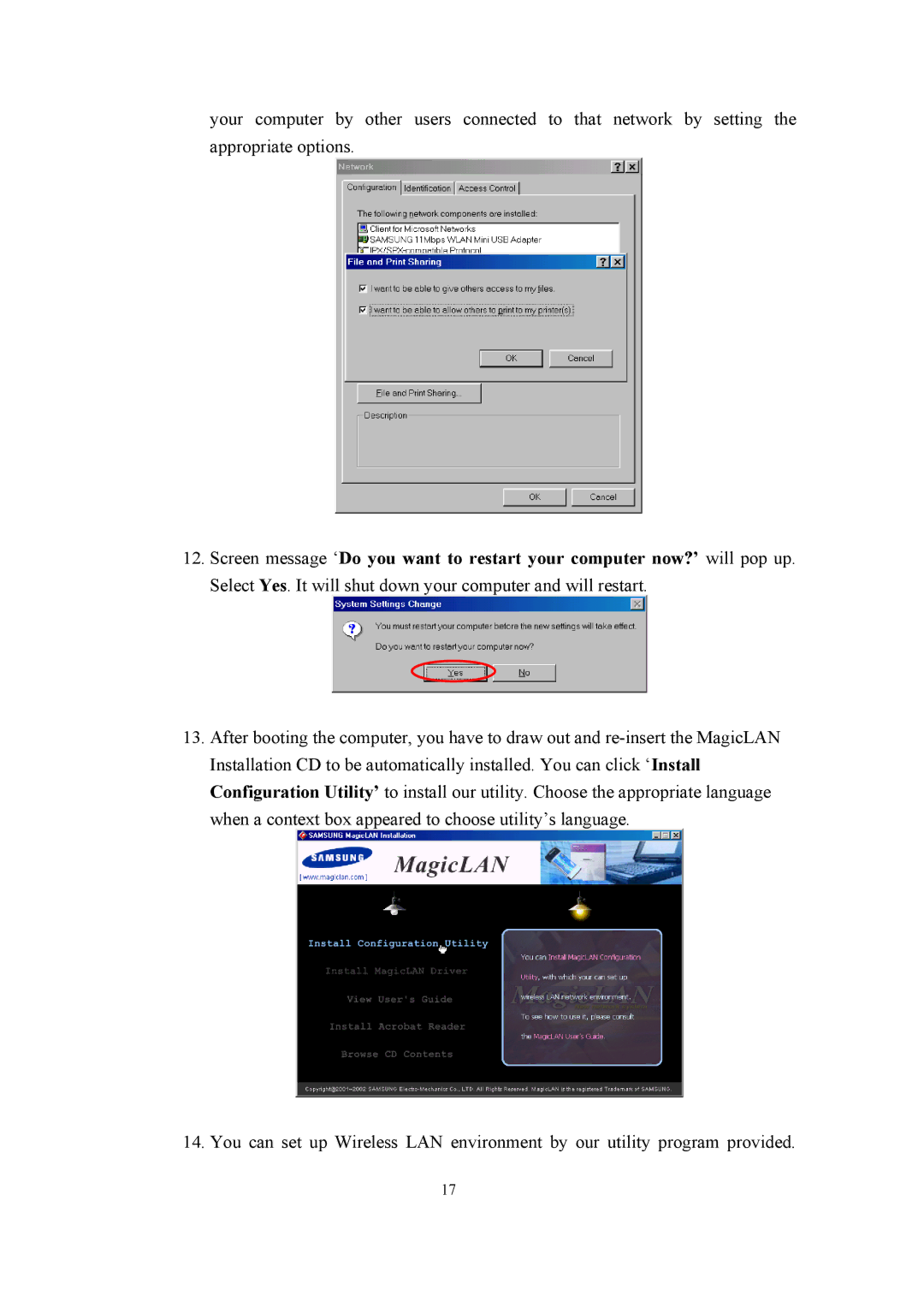 Samsung SWL-2200U user manual 