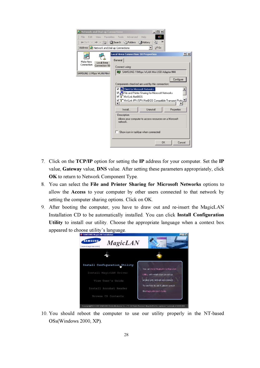 Samsung SWL-2200U user manual 