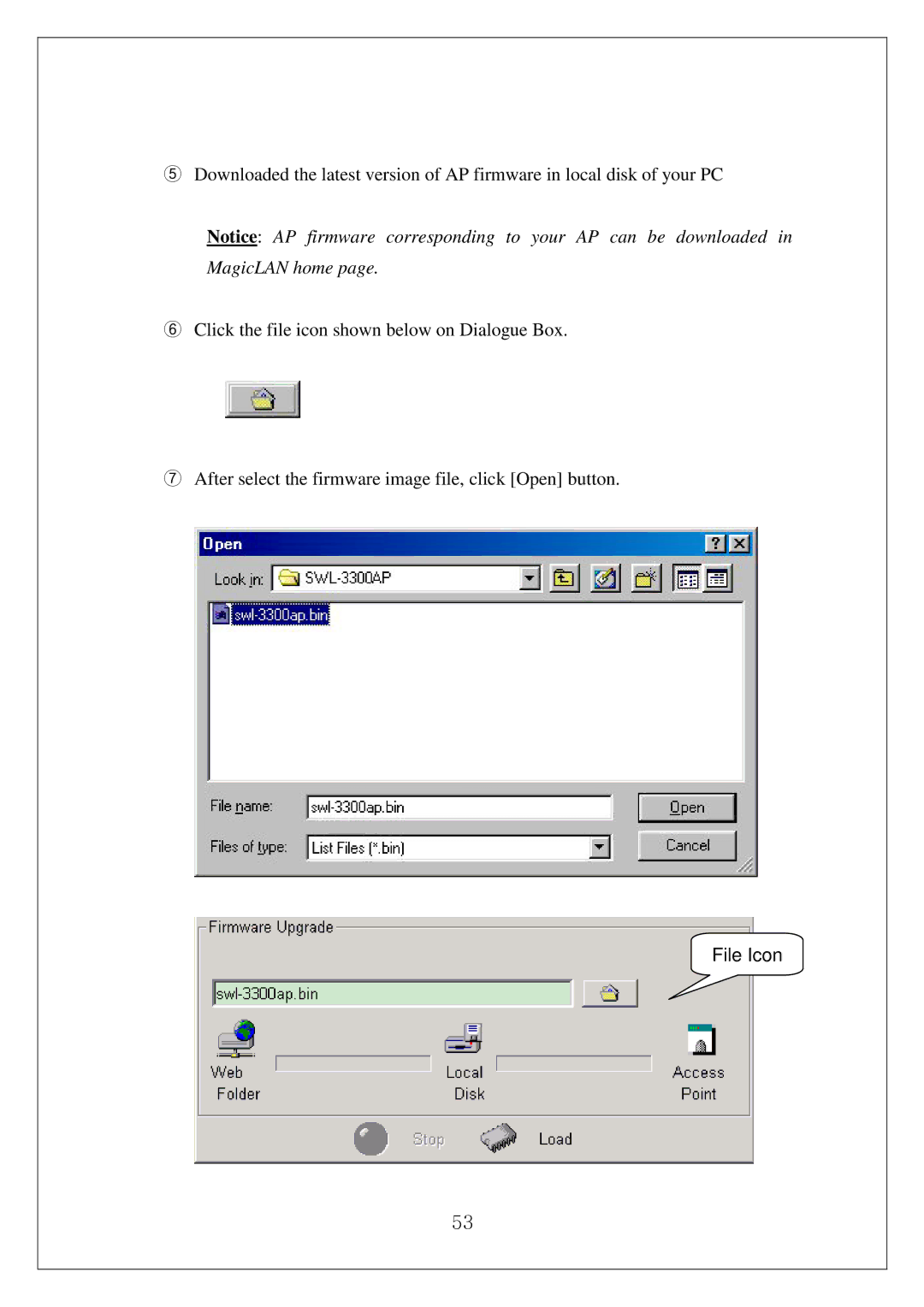 Samsung SWL-3000AP manual File Icon 