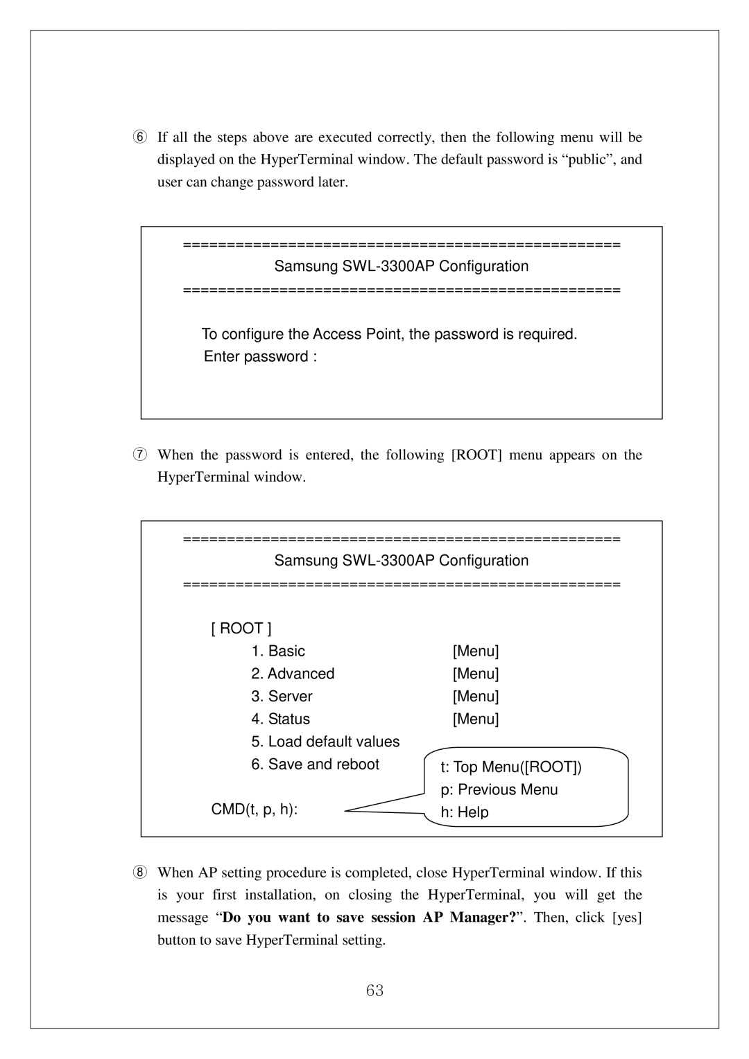 Samsung SWL-3000AP manual 