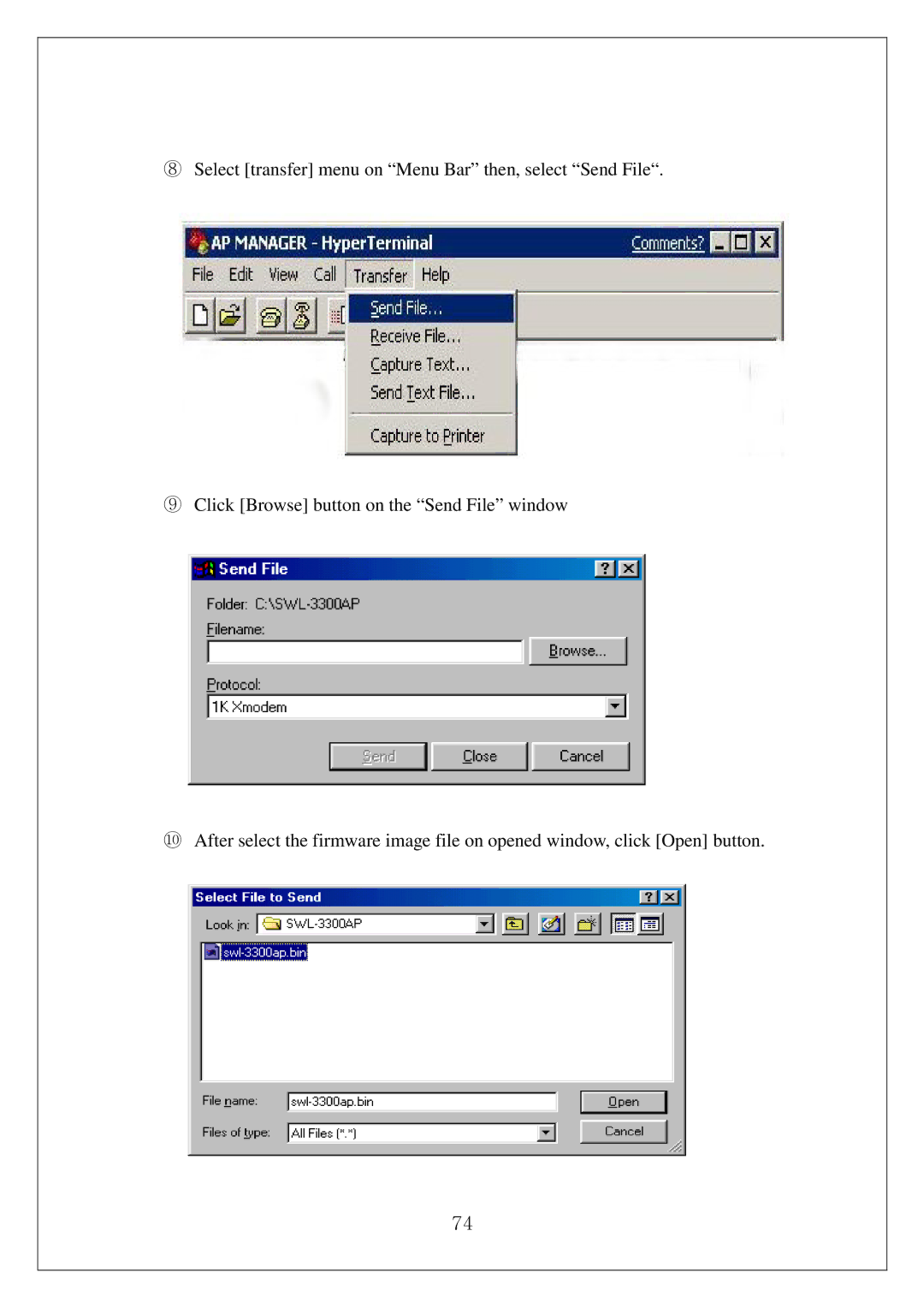 Samsung SWL-3000AP manual 