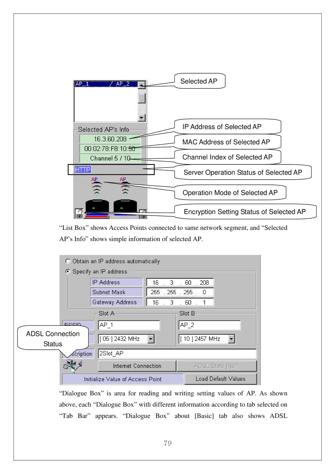 Samsung SWL-4000AP manual Adsl Connection Status 