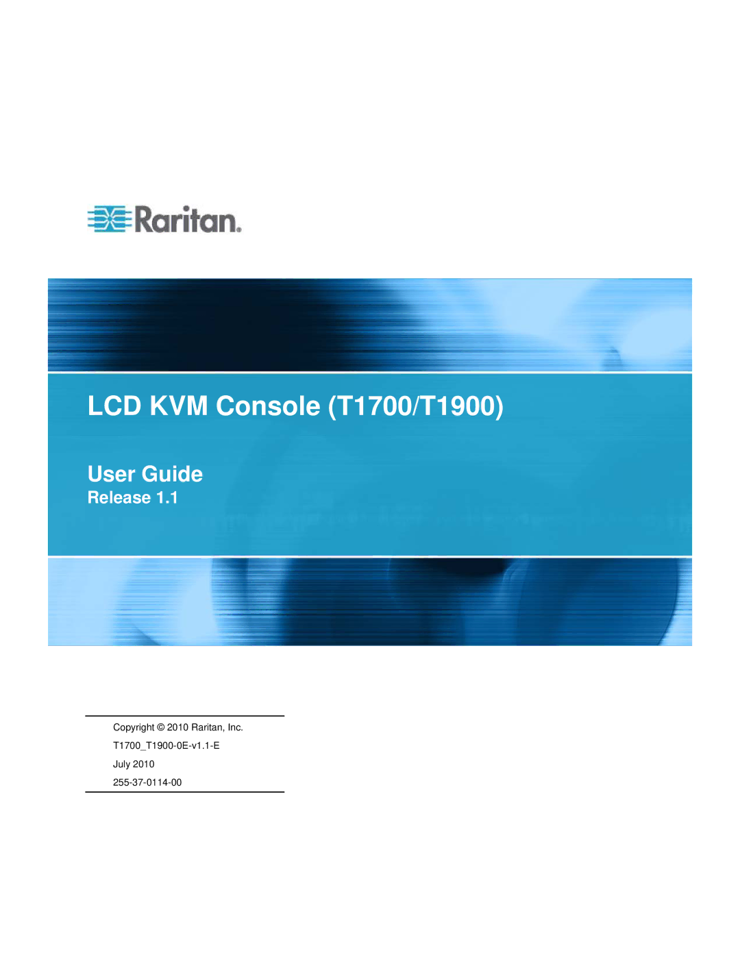 Samsung manual LCD KVM Console T1700/T1900 