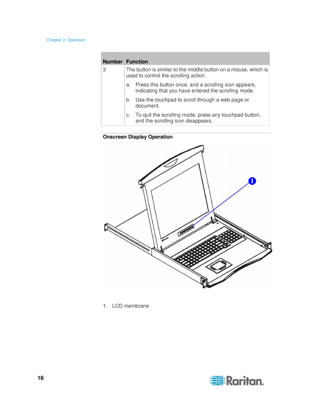 Samsung T1900 manual Onscreen Display Operation 