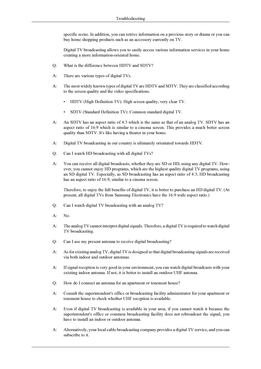 Samsung T260HD, T240HD user manual 