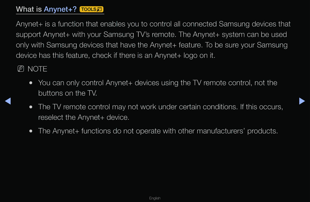 Samsung T24A350 manual What is Anynet+? t 