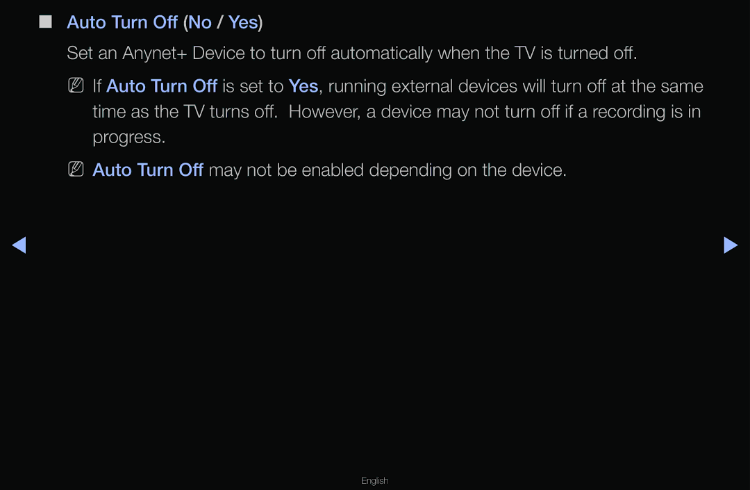 Samsung T24A350 manual Auto Turn Off No / Yes 