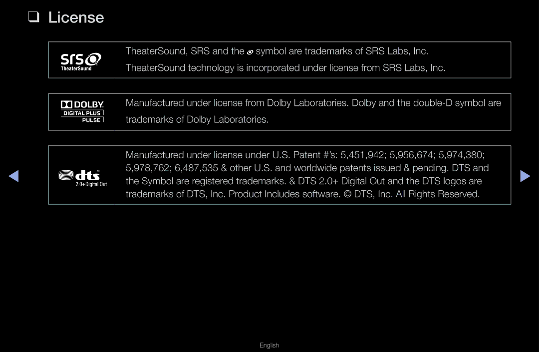 Samsung T24A350 manual License 