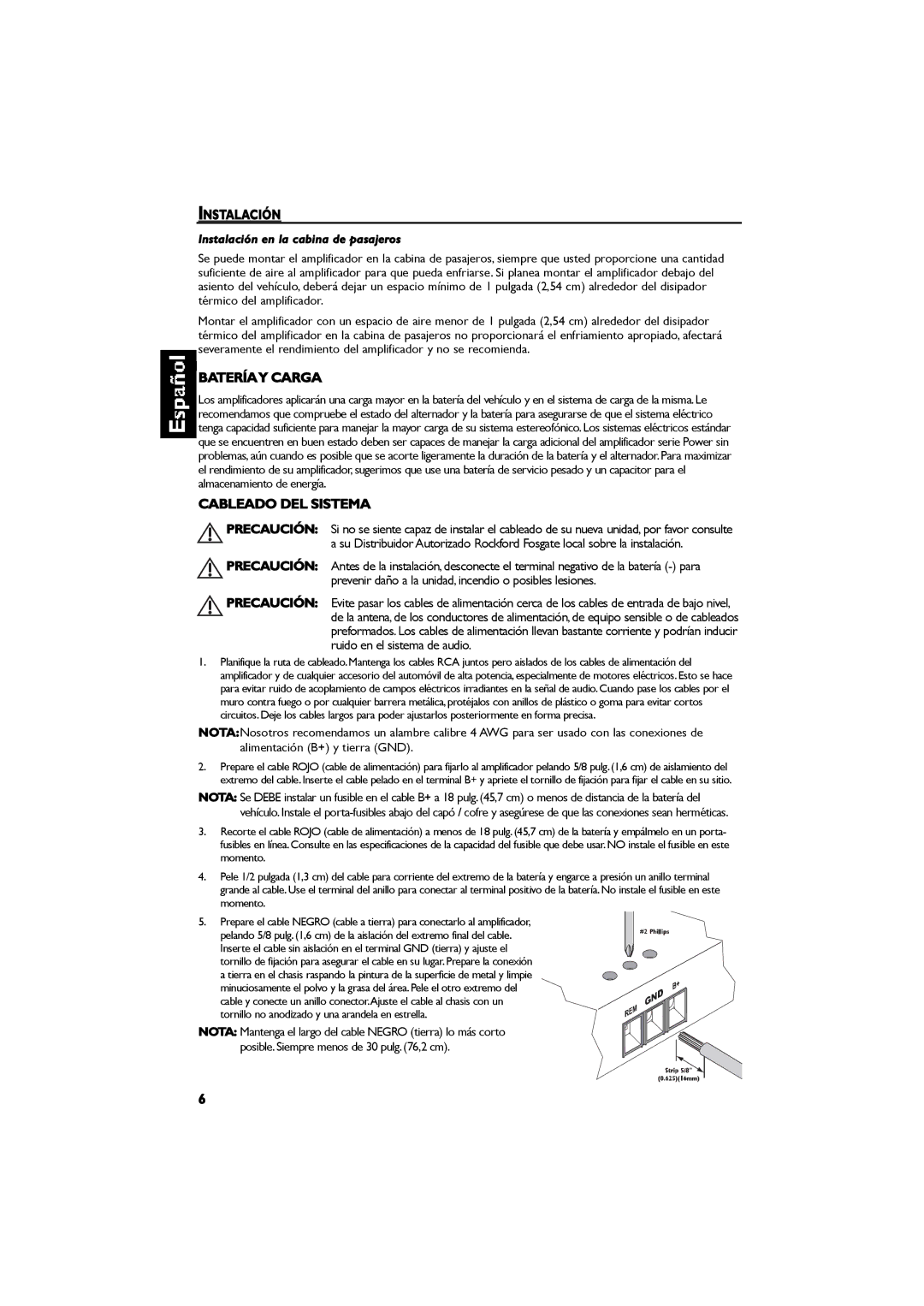 Samsung T500-1BD, T1500-1BD manual ×ÒÍÌßÔßÝ×2Ò, ÞßÌÛÎ6ßÇ ÝßÎÙß, ÝßÞÔÛßÜÑ ÜÛÔ Í×ÍÌÛÓß, ×²-¬¿´¿½·‰² »² ´¿ ½¿¾·²¿ ¼» ¿-¿¶»± 