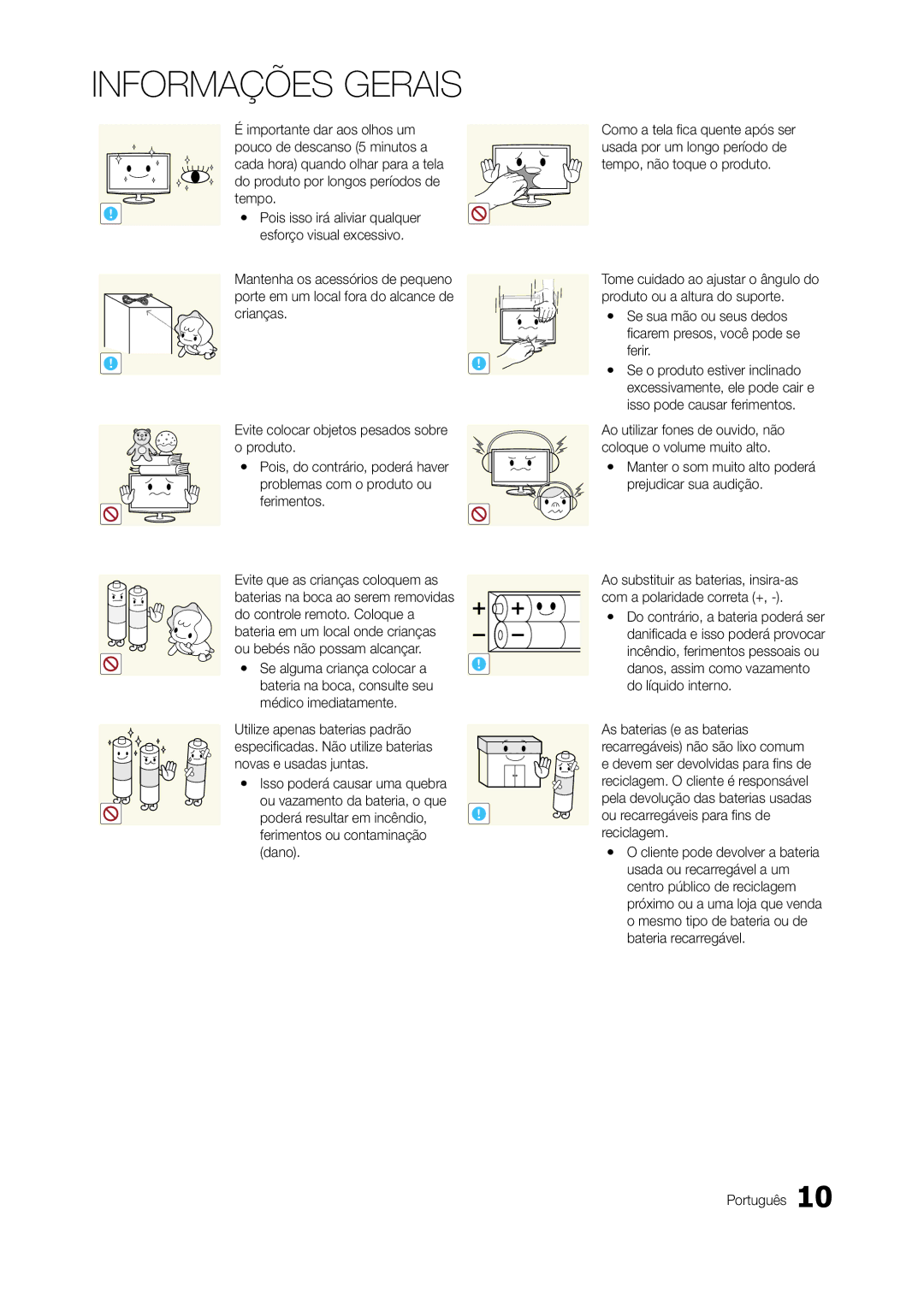 Samsung TA550, TA350 manual Yy Pois isso irá aliviar qualquer 