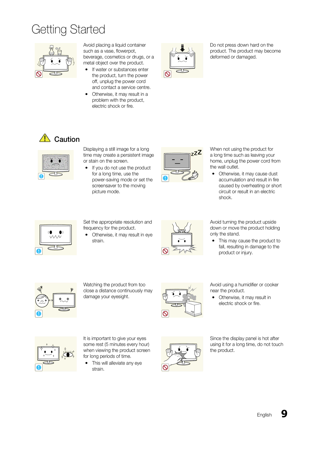 Samsung TA350, TA550 user manual Getting Started 