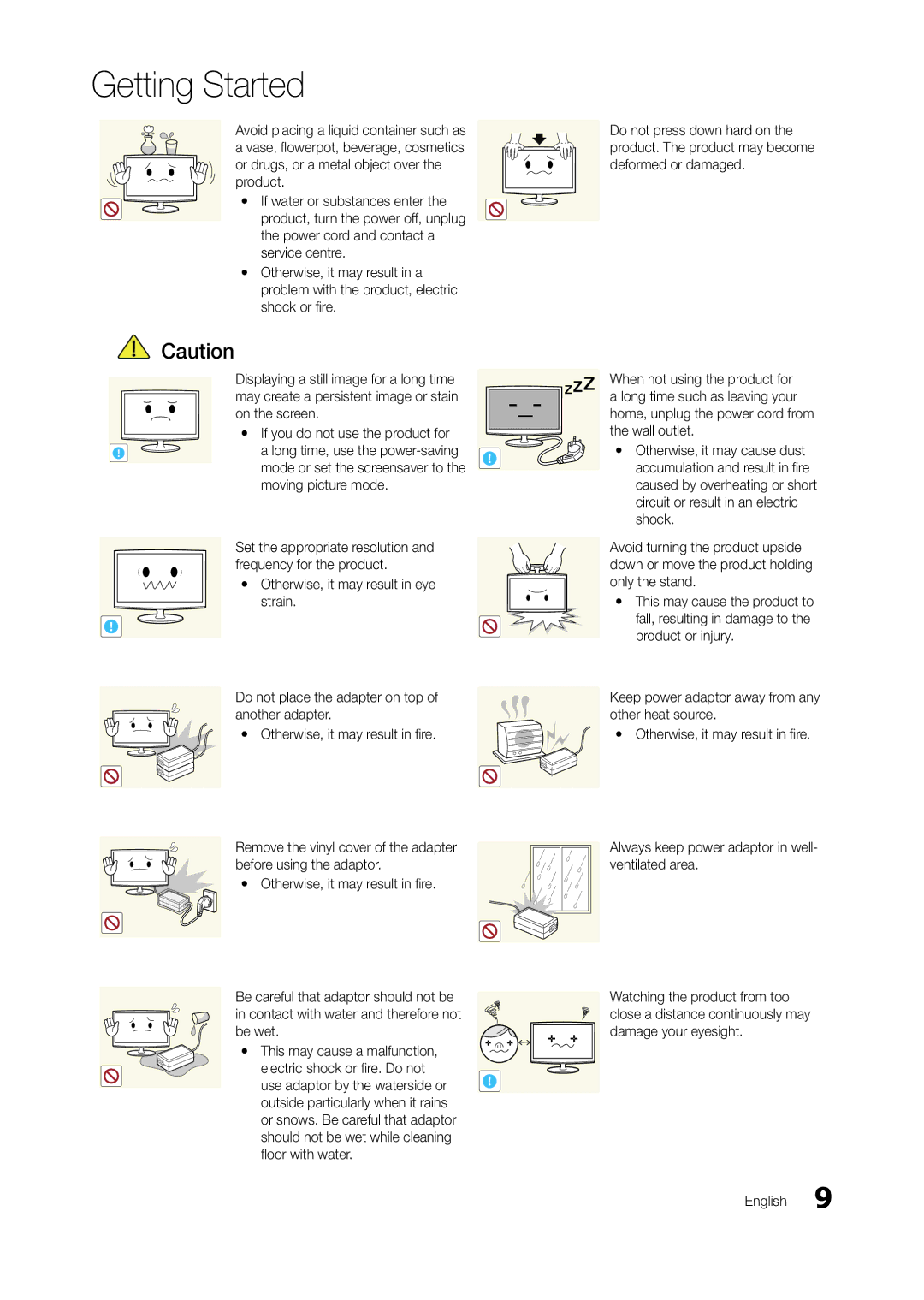 Samsung TA950 user manual Getting Started 