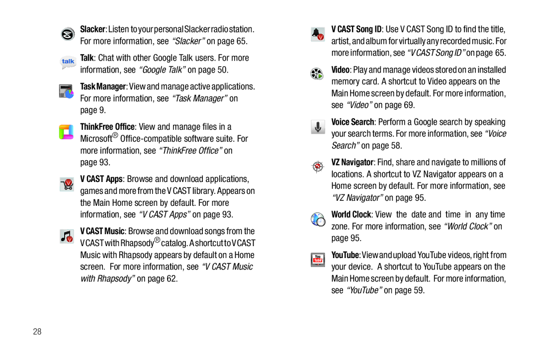 Samsung The Samsung Galaxy Tab user manual 