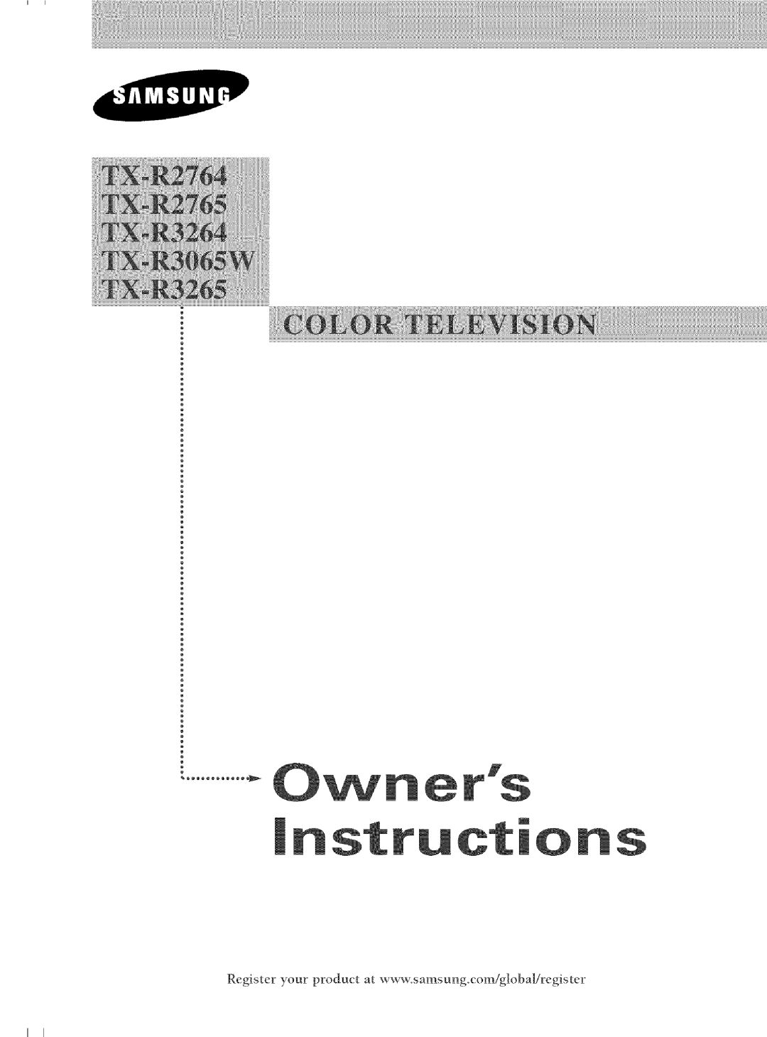 Samsung TX-R2764 manual 