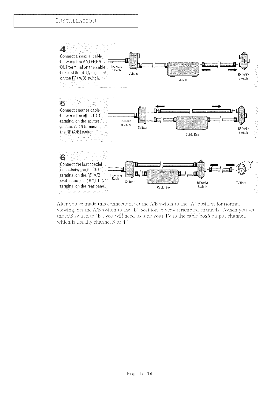 Samsung TX-R2764 manual Connect the last caaxia 