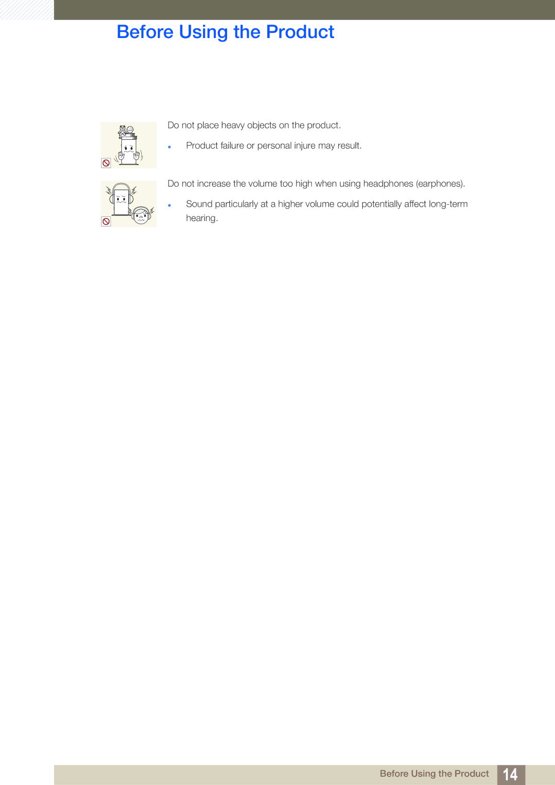 Samsung TX-WN user manual Before Using the Product 