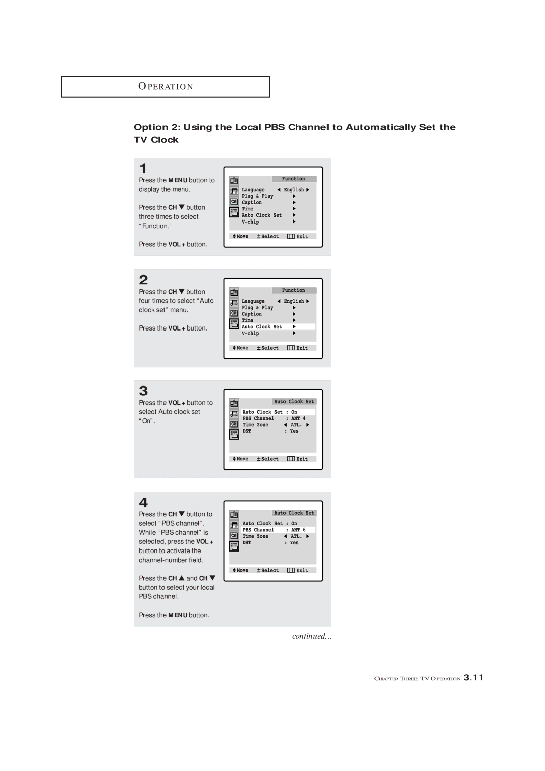 Samsung TXM 2790F, TXM3292F, TXL 2791F manual E R At I O N 